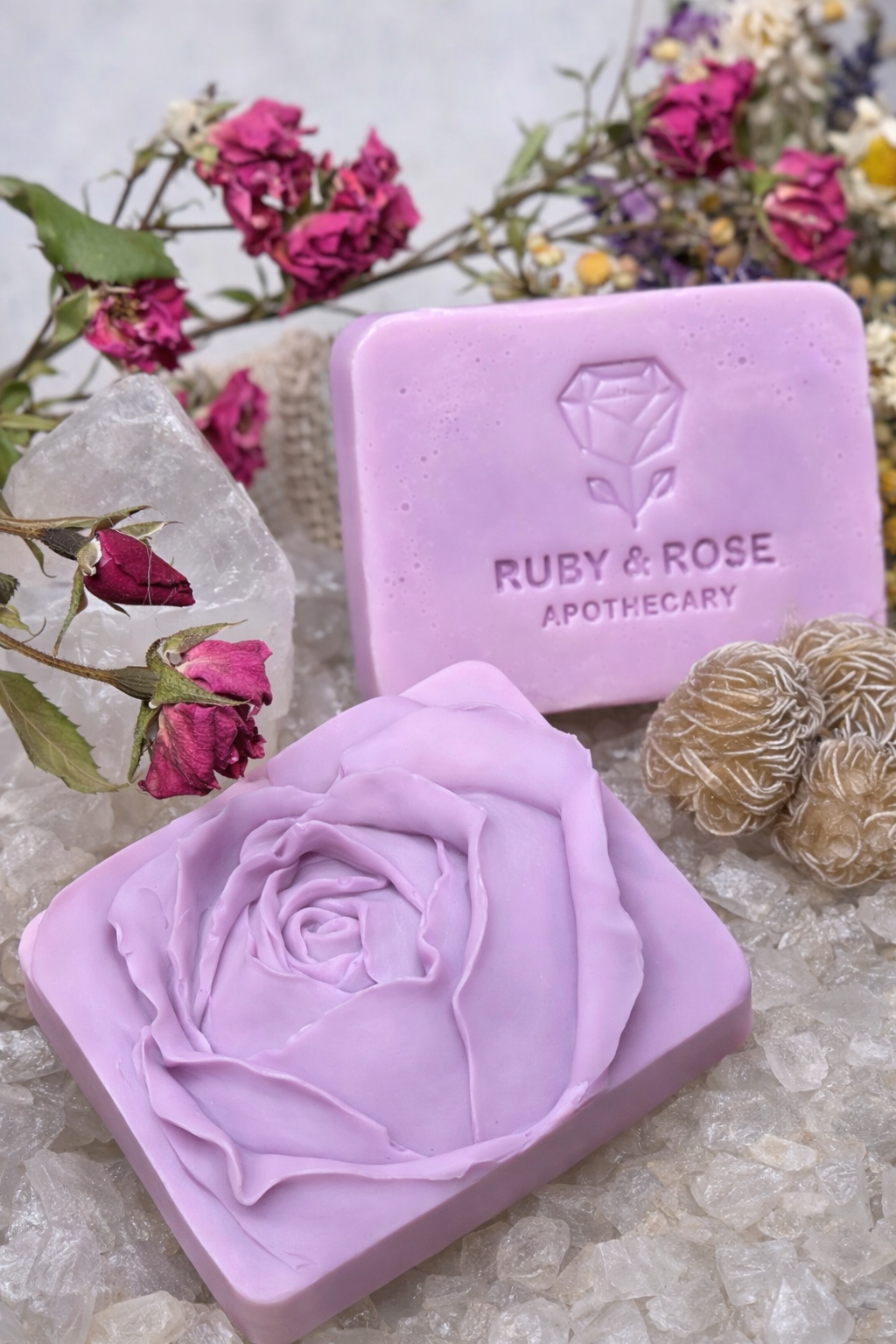 Moonlit Flowers | Peony, Jasmine & Amber Goats Milk Soap