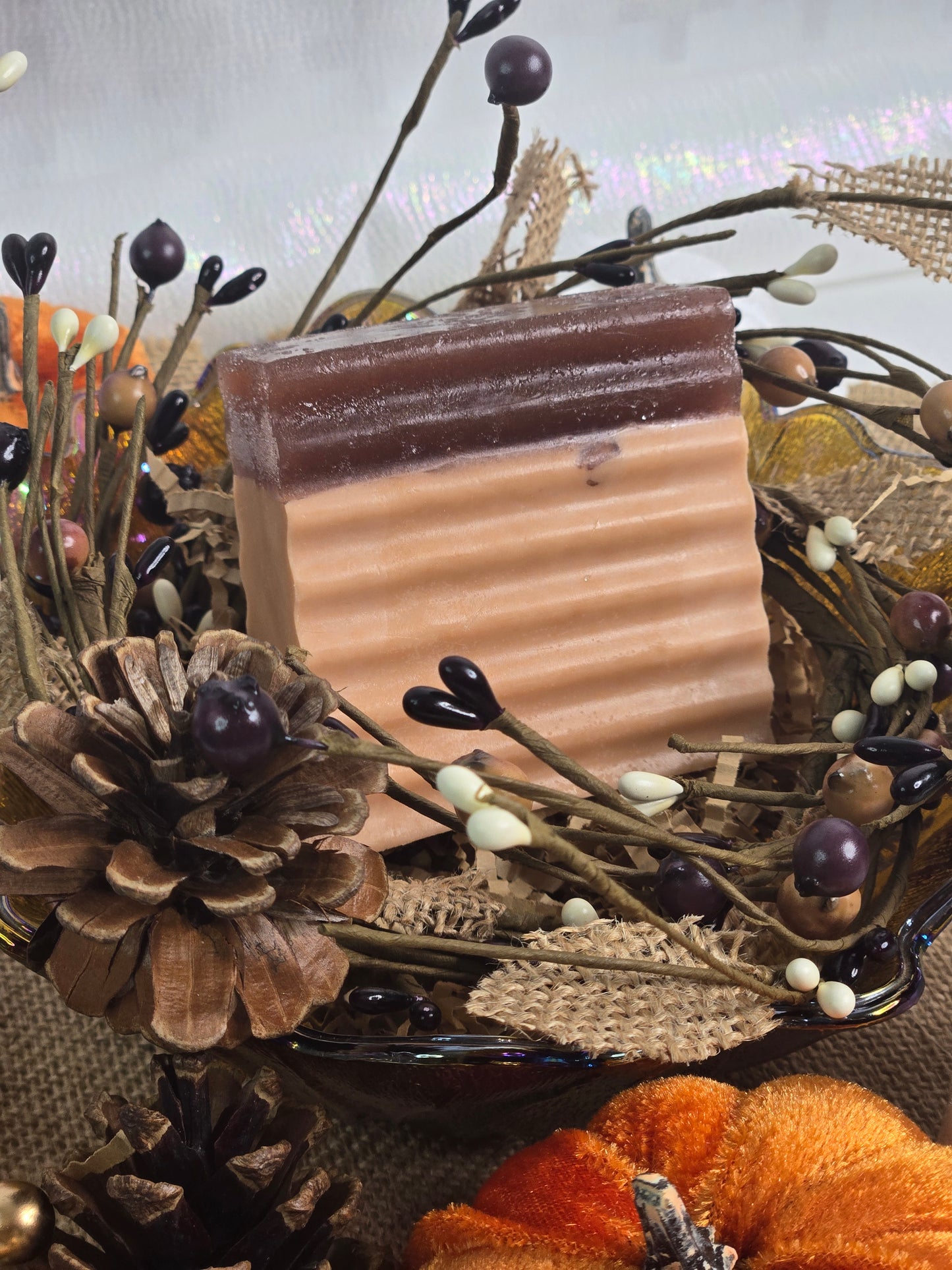 PUMPKIN PRALINE | GOATS MILK SOAP | PUMPKIN • CARAMEL • PRALINE (SEASONAL LIMITED EDITION)