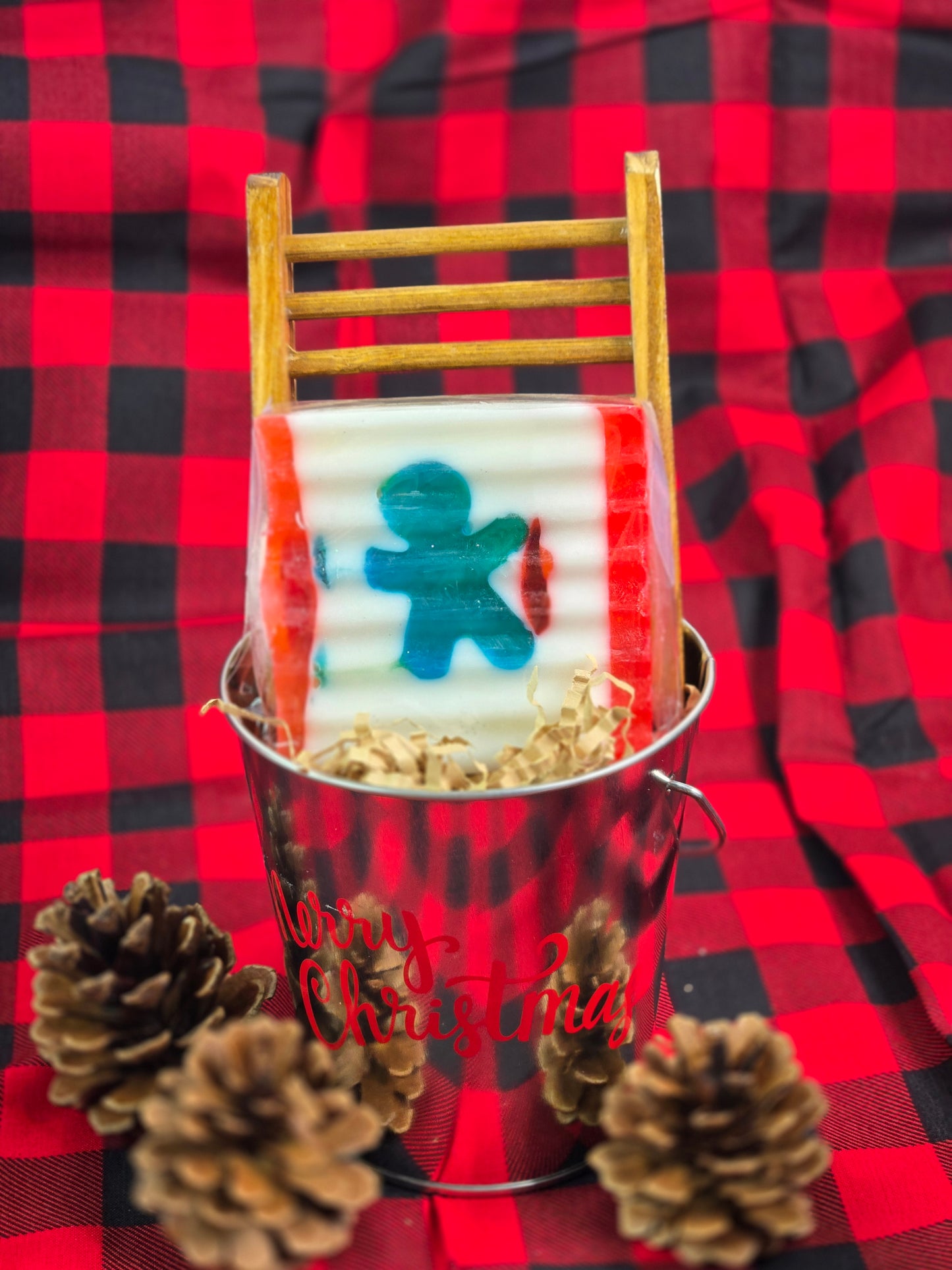HOLIDAY SOAP BUCKET | CHRISTMAS SOAP GIFT SET | PICK YOUR SCENT