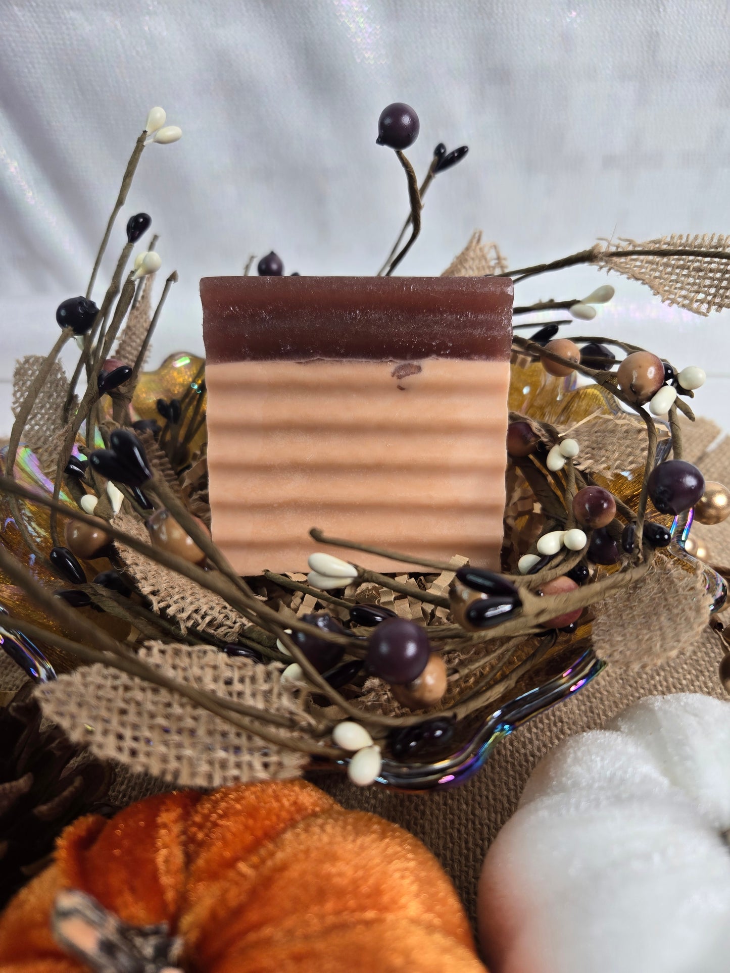 PUMPKIN PRALINE | GOATS MILK SOAP | PUMPKIN • CARAMEL • PRALINE (SEASONAL LIMITED EDITION)
