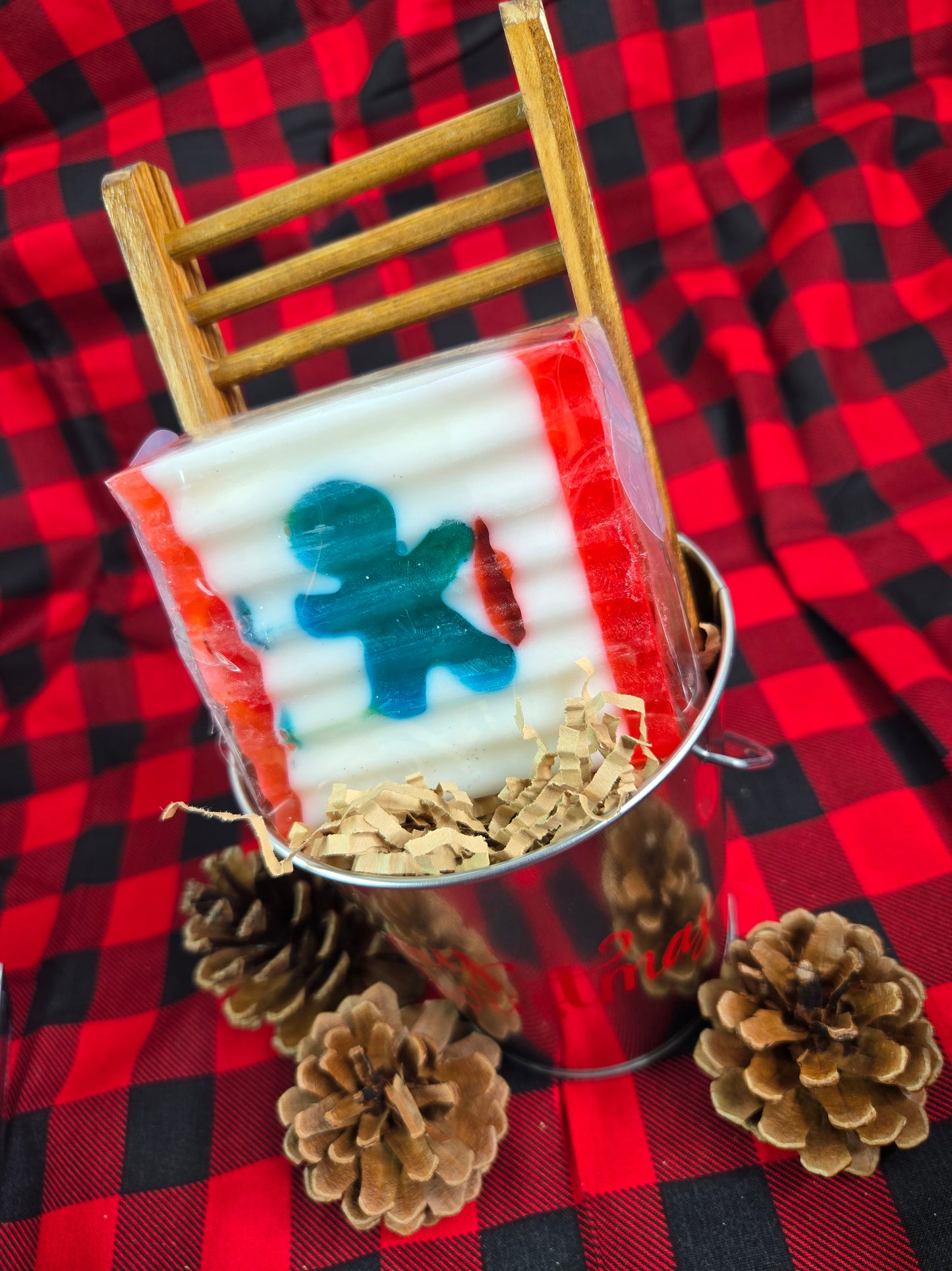 HOLIDAY SOAP BUCKET | CHRISTMAS SOAP GIFT SET | PICK YOUR SCENT