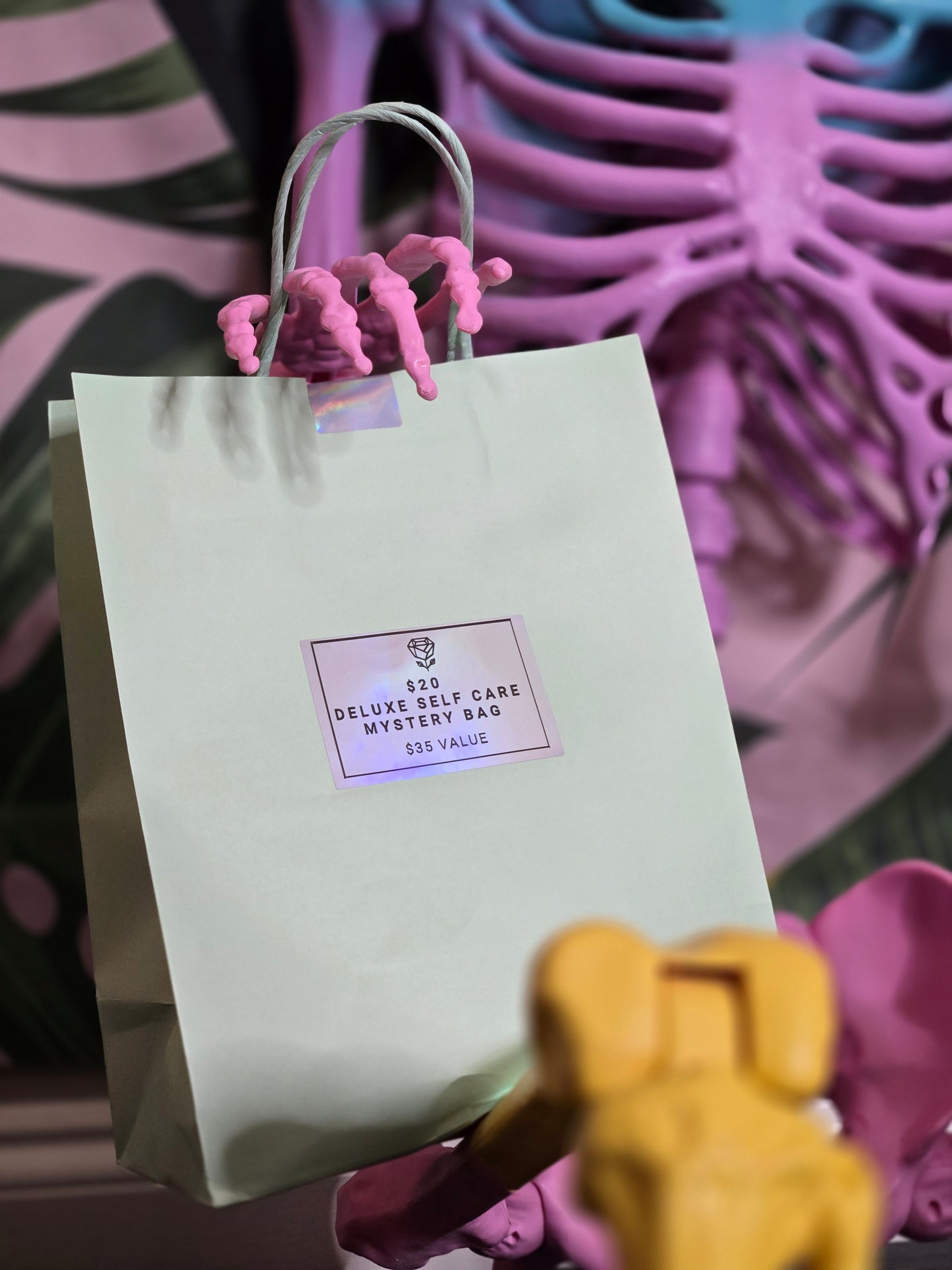 $20 DELUXE SELF-CARE MYSTERY BAG • $35 VALUE