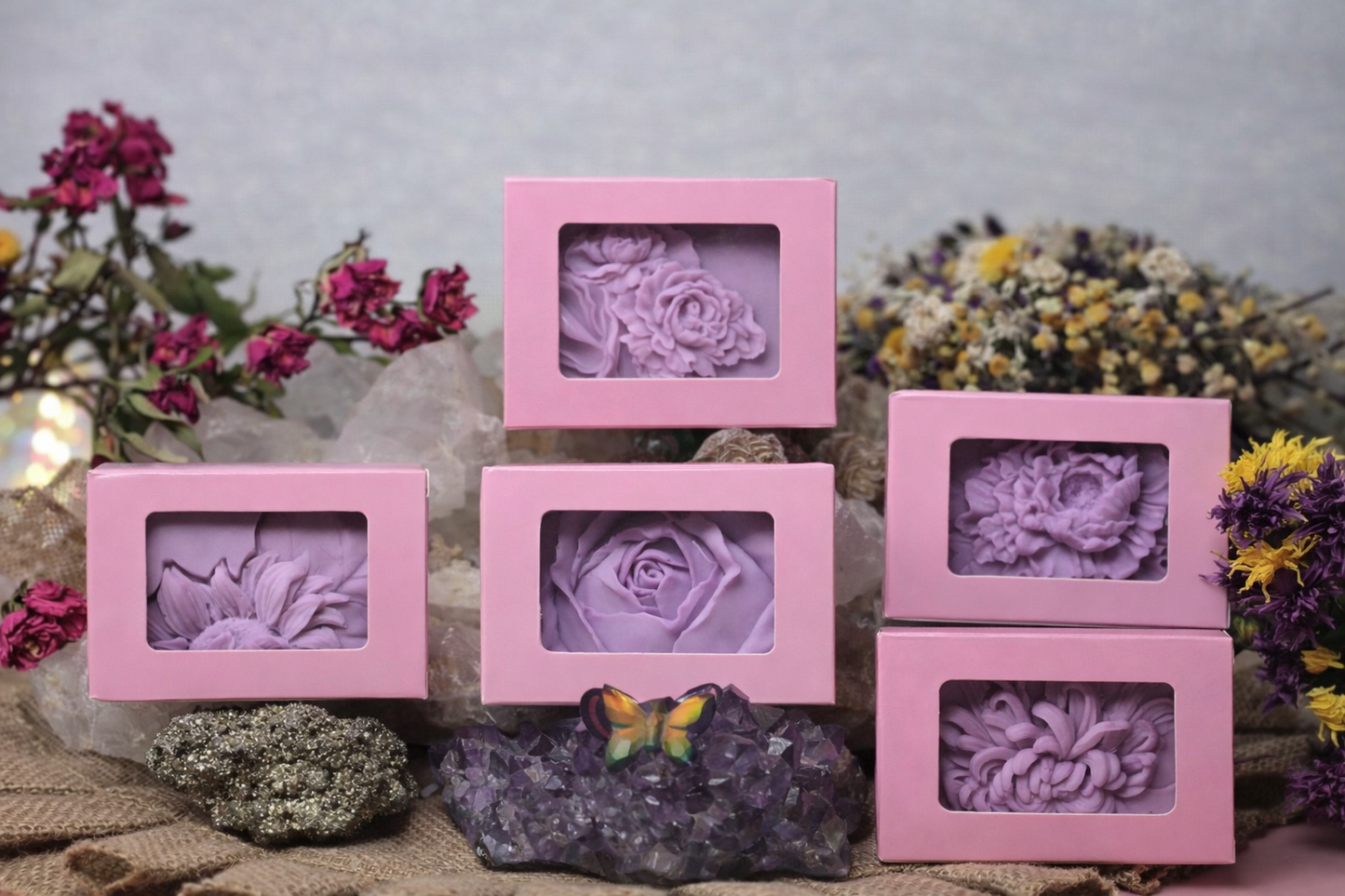 Moonlit Flowers | Peony, Jasmine & Amber Goats Milk Soap
