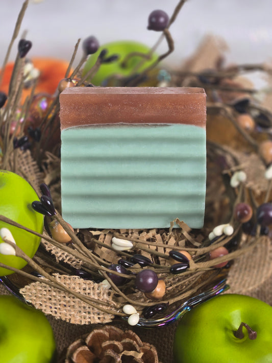 CANDIED CARAMEL APPLE | GOATS MILK SOAP | CARAMEL APPLE POP (SEASONAL LIMITED EDITION)