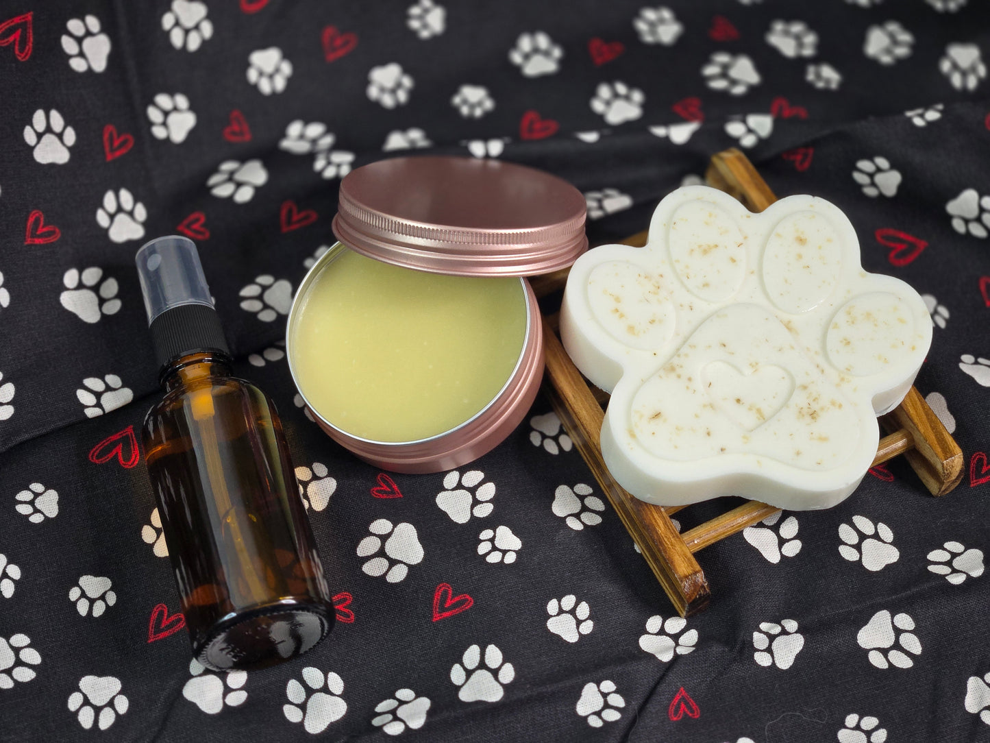 Head to Tail Canine Care Bundle | Honey + Oat Soap • Lavender Anti-Itch Mist • Snout + Sole Protector