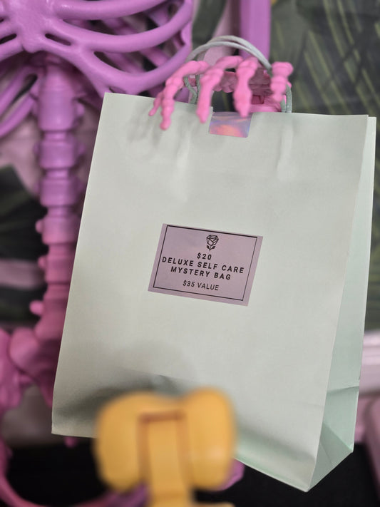 $20 DELUXE SELF-CARE MYSTERY BAG • $35 VALUE