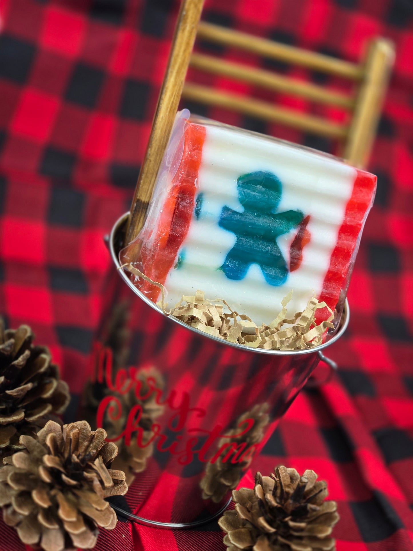 HOLIDAY SOAP BUCKET | CHRISTMAS SOAP GIFT SET | PICK YOUR SCENT